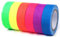 6 Rollen 15mm × 5m Neon Klebeband UV Schwarzlicht Fluoreszierendes Klebeband Fluorescent Leuchtband Selbstklebend Neonband Tape für Handwerk Leuchtstäbe Partydeko Halloween Dekorationen,