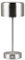 Reality Leuchten LED Akku Tischleuchte Jeff R59151107, Metall Nickel matt, inkl. 1.5 Watt LED, 4-fach Touch