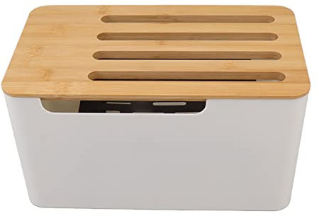 Router Schrank Aufbewahrungsbox, Heizkörper Abdeckung WLAN Box Verstecken WLAN-Router Aufbewahrungsbox Schwimmende Rack, Cable Organizer Box für Wanddekoration Dekorative, Kabel-Organisator