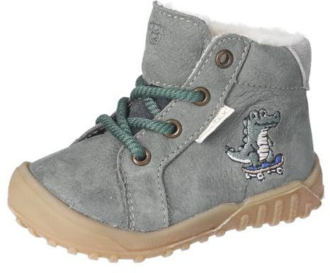 RICOSTA Mädchen und Jungen Stiefel Dusty, Kinder Lauflernschuhe, Weite: Weit, CareTEX, terracare