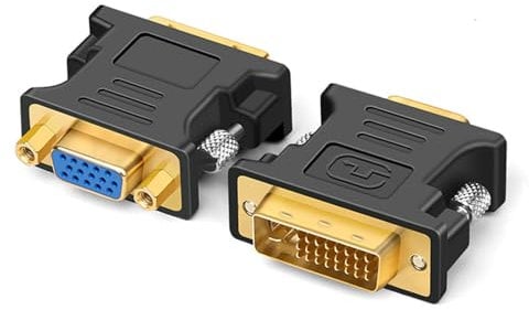 DVI Male to VGA Female Adapter DVI-I 24+5 Port Converter