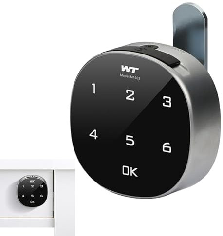 Serratura elettronica senza chiave per armadietti, serratura elettronica a combinazione per cassetti, serrature con password per armadietti, serrature di sicurezza antifurto sensibili per armadi e