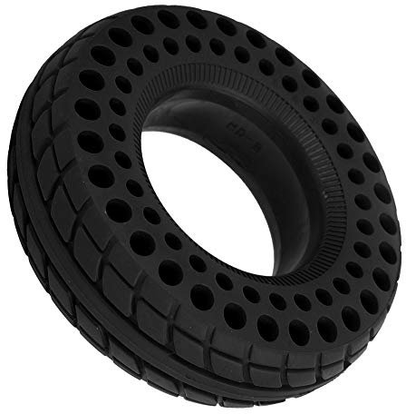 Qukaim 4-Rad-Roller-Reifen, 15,2 cm (6 Zoll), Ersatzzubehör für Vierrad-Roller, schwarz, Design für verbesserte Leistung