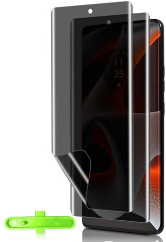 HinZann Protector de Pantalla para Motorola Edge 50 Pro/Motorola Edge 50 Ultra/Motorola Edge 50 Fusion, 2 Piezas Anti-Espía Película Protectora TPU, Anti-Spy Privacidad para Moto 50 Pro/Ultra/Fusion