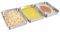 Indrnif Lot de 3 Bols à Paner En Acier Inoxydable 304 de Qualité Alimentaire Rectangulaires Pour Escalopes de Viande, Poisson, Panure (25 Cm X 19 Cm X 5 Cm)