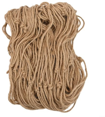 Corda di iuta vintage, supporto per piante rampicanti, 1 m x 5 m, con corda di canapa estetica rustica, per ortaggi in rete (1 x 5 m)