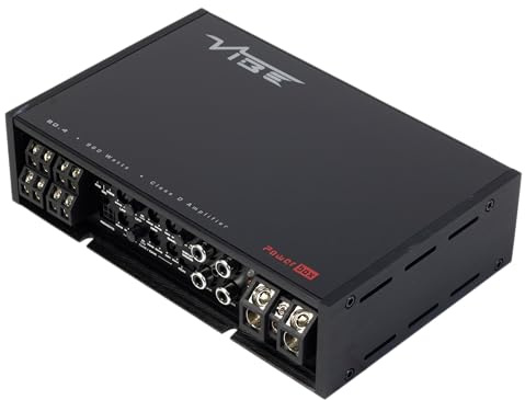 VIBE Audio PowerBox 80.4 4 Channel Compact Class D Car Amplifier 4x80W RMS OEM Integration High Level Input
