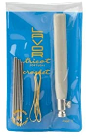 Lacis Juego de Agujas de perforación, Metal Plástico, Beige