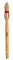 ProDec 21mm Trade Professional Pointed Pure Bristle Sash Brush Ideal for Precise Painting of Sash Windows, Architraves and Other Curved, Moulded or Profiled Surfaces with Gloss and Satin Paints