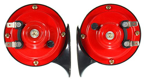 C-FUNN 12 V Laut Auto 135Db 510 Hz Dual Tone Schnecke Air Horn Sirene Motorrad Auto Boot