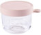 BÉABA, Portion Conservation Repas Bébé/Verre Extra Résistant, Made in France, 100% Hermétique, Résiste à la chaleur et Choc thermique, Congélation, Stérilisation, Graduation, 150 ml, Pink