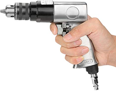 Akozon Taladro Neumatico Taladro Reversible Neumático 3/8 pulgada -24umf para ferretería, reparación, mobiliario AD-102