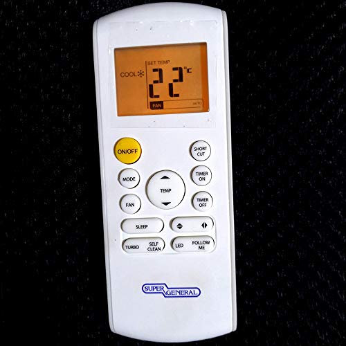 Télécommande Originale A/C RG57A2/BGEF pour climatiseur Midea AC Fonction Froid et Chaleur