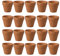 BESTonZON Cabilock Mini-Tontöpfe, aus Terrakotta 20 Stück Kleine Terrakotta Mini Terrakotta Topf Ton Keramik-Pflanzgefäß, Kaktus, Sukkulentententöpfe, für Weihnachten drinnen(3cm)