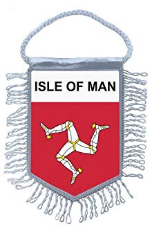 Akachafactory Wimpel mini Flagge Fahne flaggen miniflagge isle of man Insel