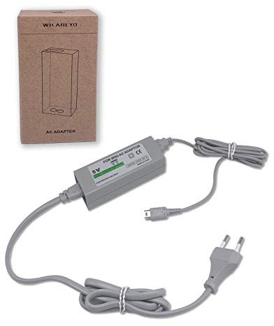 WICAREYO Fuente de alimentación para Wii U Gamepad, Adaptador de alimentación de CA Fuente de alimentación para Wii U Gamepad, Enchufe de la EU