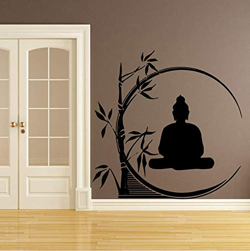 Art Buddha Cartoon Wall Stickers Decorazione Murale Decorazione Della Casa Soggiorno Decorazione Della Stanza Dei Bambini Decorazione Murale In Gesso 57X56Cm