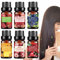 GIMOCOOL Ätherische Öle für Diffuser,Duftöl für Aromatherapie Diffusor,100 Rein Naturrein Aroma Diffuser Öl Set 6X10 ml - Kirschen, Ananas, Erdbeeren, Trauben, Äpfel, Granatäpfel
