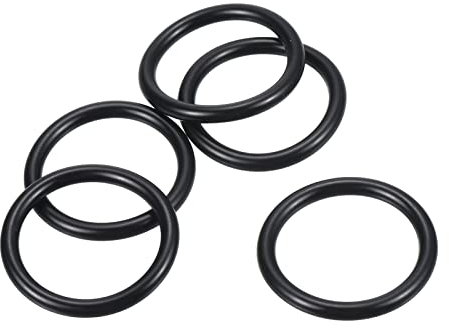 PATIKIL 25Stk Dichtungsringe O-Ringe Gummidichtung 40mm AD 32mm ID 4mm Dicke Nitrilgummi Unterlegscheibe Dichtungssatz Gummischeiben für Auto Klimaanlage Wasserhahn Rohr Schwarz