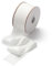 CHUQING Weiß Geschenkband, edles Schleifenband zum Dekorieren & Basteln, zum Einpacken besonderer Geschenke, für Hochzeiten, Taufen (38mm/22,8m),Weiss