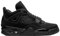 dz core - Zapatillas de baloncesto Air Core Retro 4 Runing Cat All Black Sneakers Jogging Runing Gym Sport, Negro , 40 EU Large