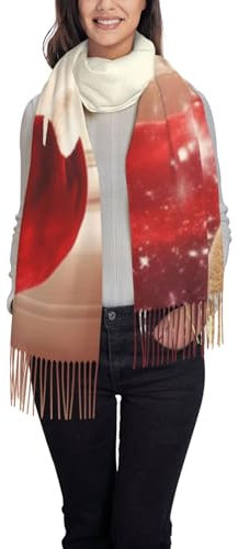 FWJZDSP Merry Christmas2 Kaschmir-Feeling-Schal, warmer Schal, Schal mit Fransen