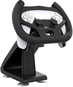 Multi Axis Steering Wheel Races Gaming Handle Holder for PS5 Driving Game Steering Wheel Racing Controller Set Stand Bracket for Playstation 5 Games Accessories