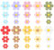 30 Stück 3D Kühlschrankmagnete Blumen, 3 Größen Magnete Blumen Süß Magnete Kühlschrank, Dekorative Magnete Kühlschrankmagneten Magneten Kühlschrank Set für Magnettafel Whiteboard Pinnwand Tafel Büro