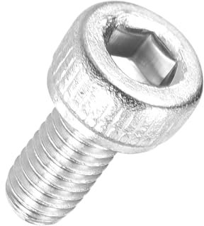 Kozelo 100pz Viti a Testa Cilindrica Esagonale - [M3-0.5 x 4mm] Acciaio Inossidabile 304 Filettatura Integrale Allen Drive per Motore Elettrico Ventola Stampa 3D Sostituzione, Argento
