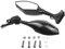 Rückspiegel Seitenspiegel Motorrad Rückspiegel mit Abbiegelicht Für CBR 250 600 900 1000 Für RR MOTORRAD BLINKER SPIEGEL