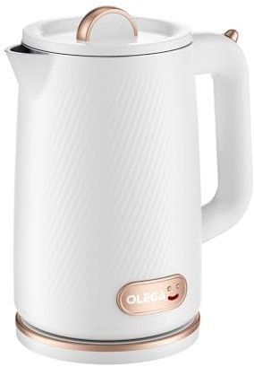 OLEGA Electric Kettle for Boiling Water, 1500W Fast Boiling Hot Water Kettle, 1.8L Portable Hot Water Boiler Electric Tea Kettle Teapot, Auto Shut Off Boil-Dry Protection, Safe And Reliable