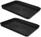 2 Pcs Plastic Shoe Trays with Raised Edge Multi Purpose Boot Tray for Entryway Indoor Shoe Storage Mudroom for and Boots