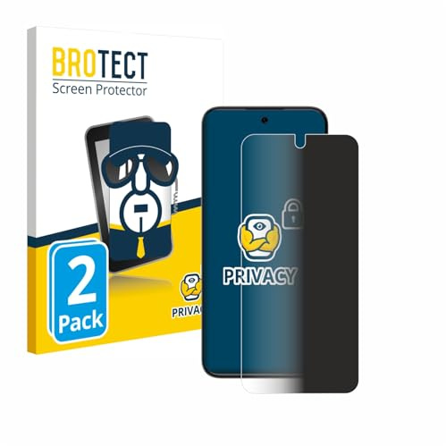 BROTECT Blickschutzfolie für ZTE Blade V70 Vita | 2 Stück Anti-Spy Displayschutz Made in Germany Smartphones und Handys Privacy Screen Protector Blaulichtfilter Klare Folie