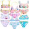 Disney Frozen 2 - Bambina - Costume da Bagno Bikini 2 Pezzi Mare Piscina - Prodotto Originale con Licenza Ufficiale [18047 Azzurro - 5 Anni]