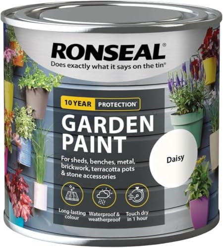 SuperGift.com Garden paint adds colour, waterproofs, and improves water repellence (Daisy, 0.25 Liters)