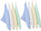 SUPVOX Lot de 8 Serviettes Carrées en Coton pour Bébé et Hypoallergéniques Visage Bain Serviettes Absorbantes et Respirantes Nourrissons
