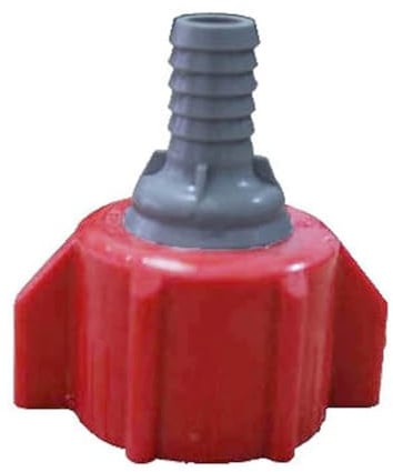 Gettimore Bag in Box BIB Connector 3/8 Barb for Coke, Diet Coke, Fanta, Sprite, Schweppes - Kunststoff PE Sirupbeutel auf Schlauchadapter für Postmix-Dosiersysteme