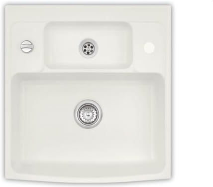 Systemceram Centra 60 Jasmin Keramikspüle Excenterbetätigung