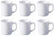 Luminarc Serie 'Trianon' Porzellan Kaffeebecher 0,29 l, weiß (Inhalt 6 Stck.)