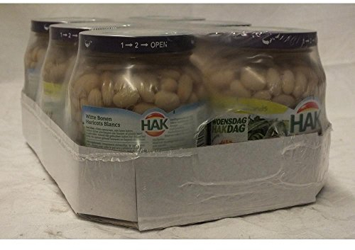 HAK Witte Bonen 6 x 370ml Glas (Weiße Bohnen)