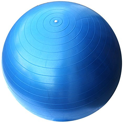 Lisaro Gymnastikball aufblasbarer,55cm/65cm Anti-Burst Extra Dicke Yoga-Geburtsschwangerschaft Pilates Core Stärken Sie die Fitness-Gymnastikbälle