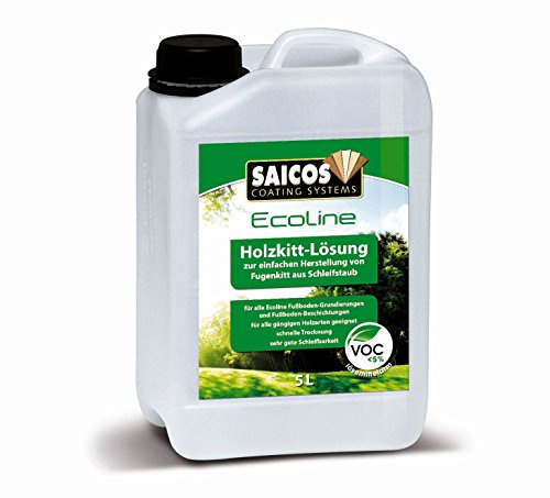 Saicos Ecoline Holzkitt-Lösung 0970 Farblos 5 Liter