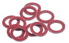 Joint fibre rouge eau chaude/eau froide 12x17 (3/8) (lot de 10) NOYON & THIEBAULT