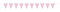 Unique 83459 Pink Plastic Pennant Banner-9' Silver | 1 Pc, Glitter, Age 100