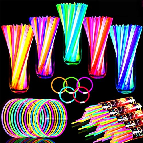 500 Pack Glow Sticks Bulk Party Pack Bright Glow in the Dark Party Supplies