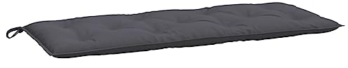 vidaXL Gartenbankauflage, Bankauflage Sitzkissen Outdoor, Polsterauflage Auflage für Gartenbank, Bankpolster Bankkissen, Anthrazit 120x50x7cm Oxford-Gewebe