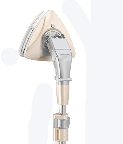 LXLTL Magnetische Fensterreiniger Doppelseitiger Magnet Fensterputzer Glaswischer Für Fenster Glastür Reinigung,Teleskopstange 97~152 cm,Beige,5~35mm