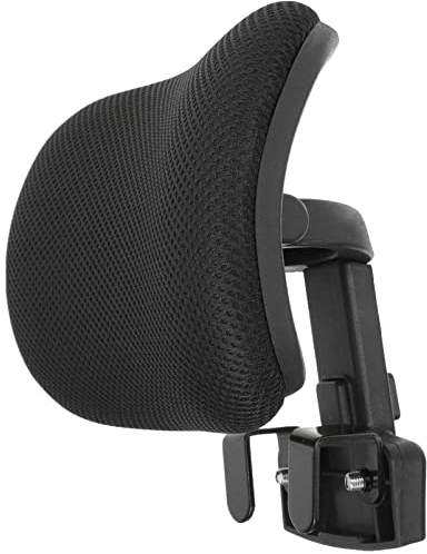 Operitacx Verstellbare Kopfstütze Für Bürostuhl Ergonomische Nackenstütze Einfache Montage Hochwertige Kunststoff- Und Stoffmaterialien Ideal Für Home Office Und Büro Schwarz
