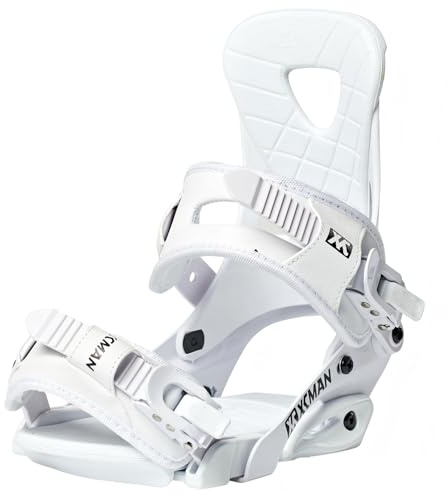 XCMAN Outdoors All-Mountain Snowboard Bindung | Boot US Größe 6-9 (Weiß, L)