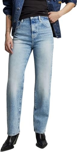 G-STAR Damen Viktoria High Straight Jeans, Blau (Vintage Olympic Blue D23959-D434-D905), 28W / 32L